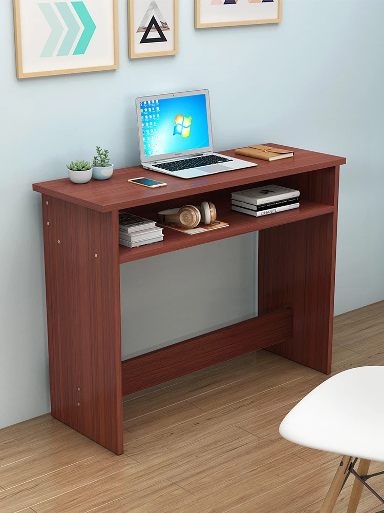 Long Table Against The Wall Custom Narrow Desk Simple Small Table Bedside Table Double Computer Desk