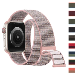 Nylon Loop Strap For Apple Watch Bands 44mm 40mm 45mm 41mm 42mm 46mm Armband/Ankle Bracelet iWatch Series 10 9 8 Se Ultra 2 3 11