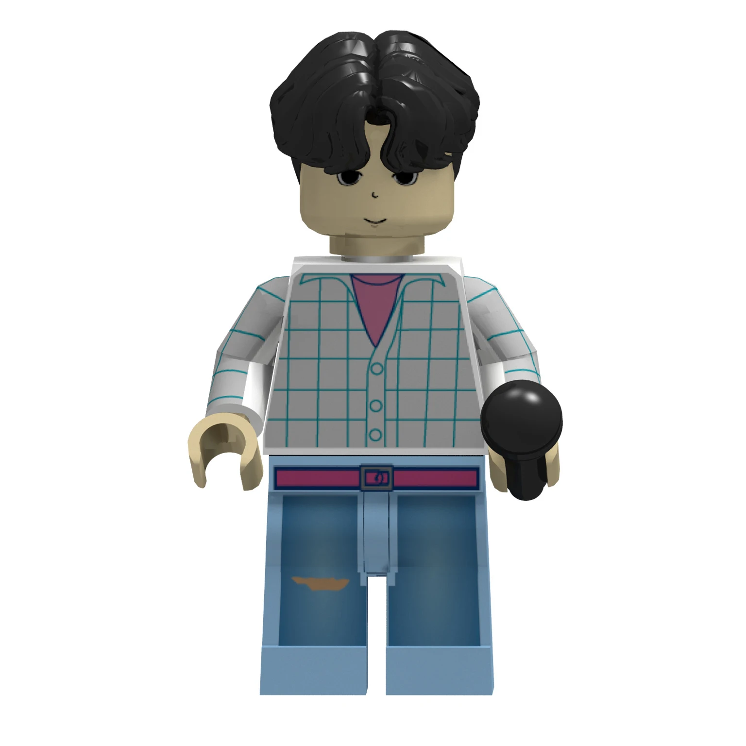 Hot Kpop chasseurs de démons Mini figurine blocs de construction jouet périphériques bureau décoration Collection figurines jouet cadeau de noël