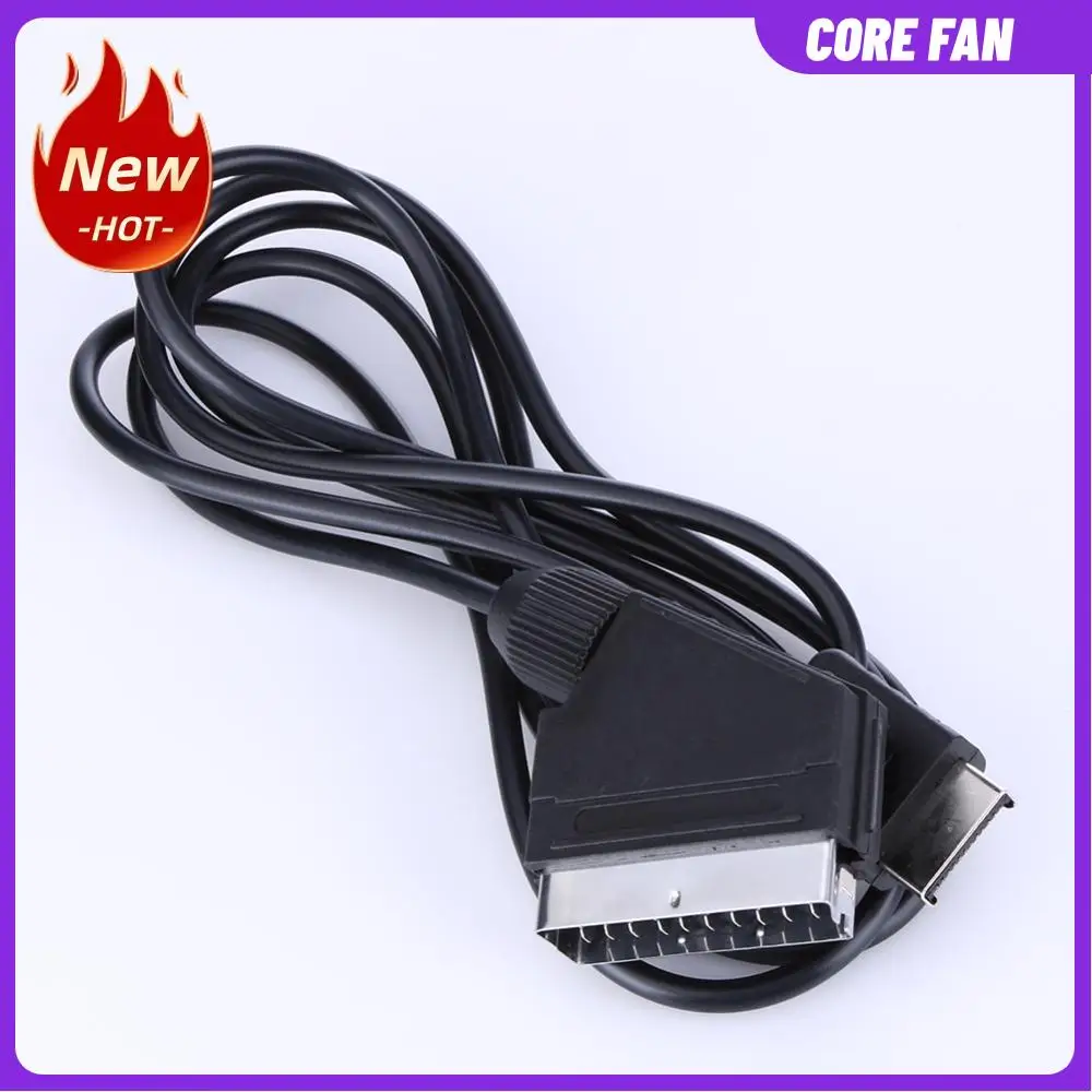 1.8m RGB SCART Cable TV AV Connection Game Cord Wire Wire Cable Game Console Cable for PS1 PS2 PS3 Line Console