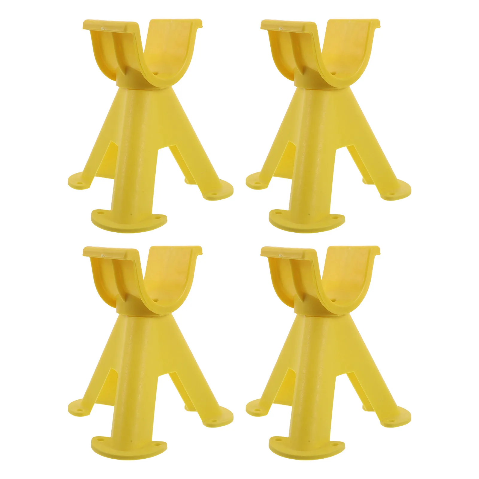 4Pcs PVC Cable Management Tripod Wire Holder Plastic Insulated Support Stable Outdoor Wire Organizer 8.3x7.9x7.9