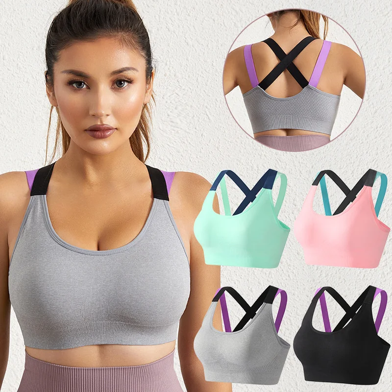 

Women Sports Bra Gym Seamless Sports Bra Yoga Fitness Top Female Underwear Push-up Bra Sportswear Bralette Standard Shipping