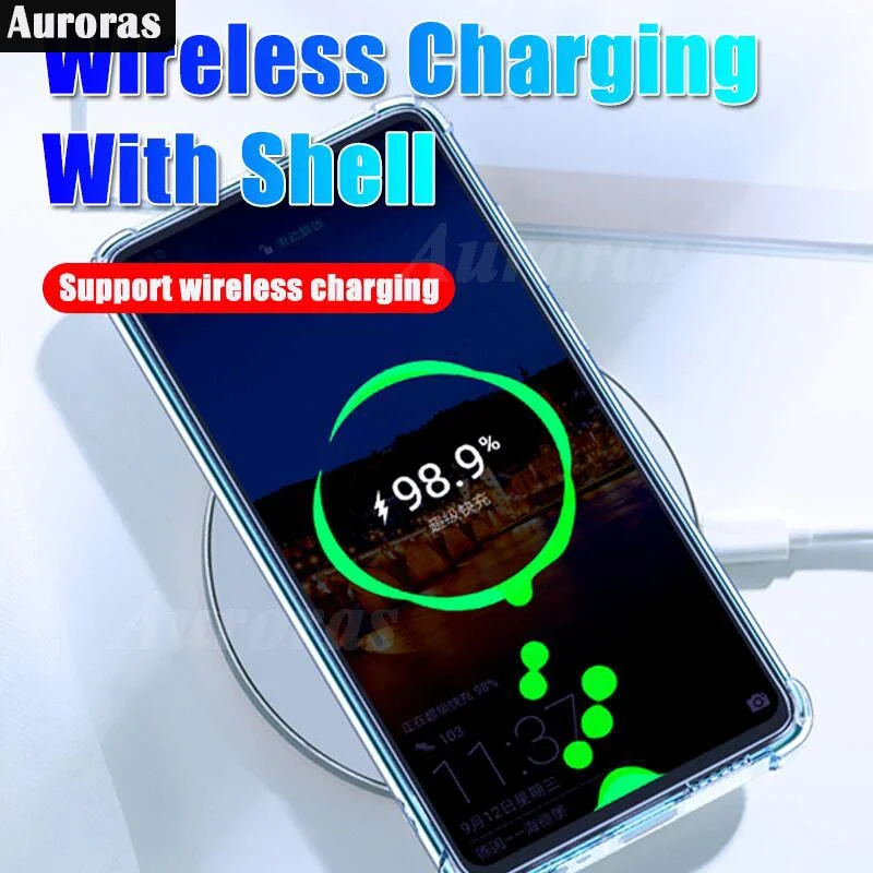 Skinlee-Transparente Silicone Shockproof Airbag Capa para Nokia, HMD Pulso Pro, Back Case, Plus