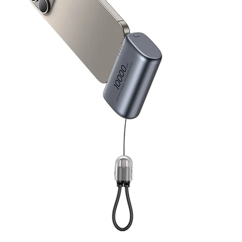 Внешний аккумулятор USAMS Power Bank 10000 мАч с быстрой зарядкой USB-C, мощный портативный повербанк для ноутбуков, Xiaomi 13, iPhone 14
