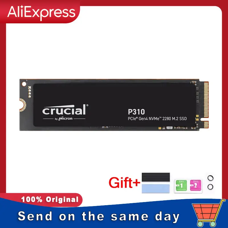 Crucial P310 2280 Series SSD Solid State Drive 2280 M.2 (NVMe PCIe 4.0 * 4) Micron Original Particle 1T Read Speed Up to7100MB/S