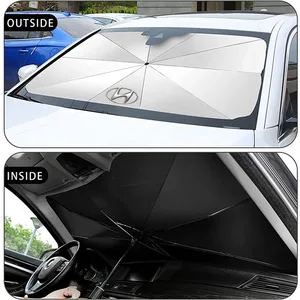 Parasol do carro Sol Sombra Protetor Auto Frente Janela Sombra Cobre Para Hyundai Tucson IX35 I30 I20 Kona Getz Ioniq Sonata Elantra 10 principais vendas parachoque traseiro hb20 - №4