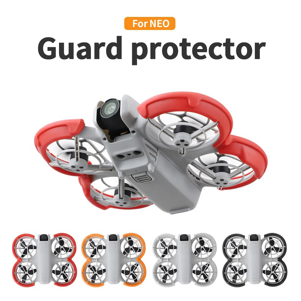 DJI NEO プロペラブレード保護カバー、プロペラ衝突リング、完全密閉型初心者ドローンアクセサリーに適しています。