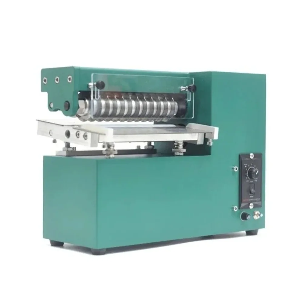 

The belt-cutting strips and edge-folding tools used for tanning leather, leather cutting machine