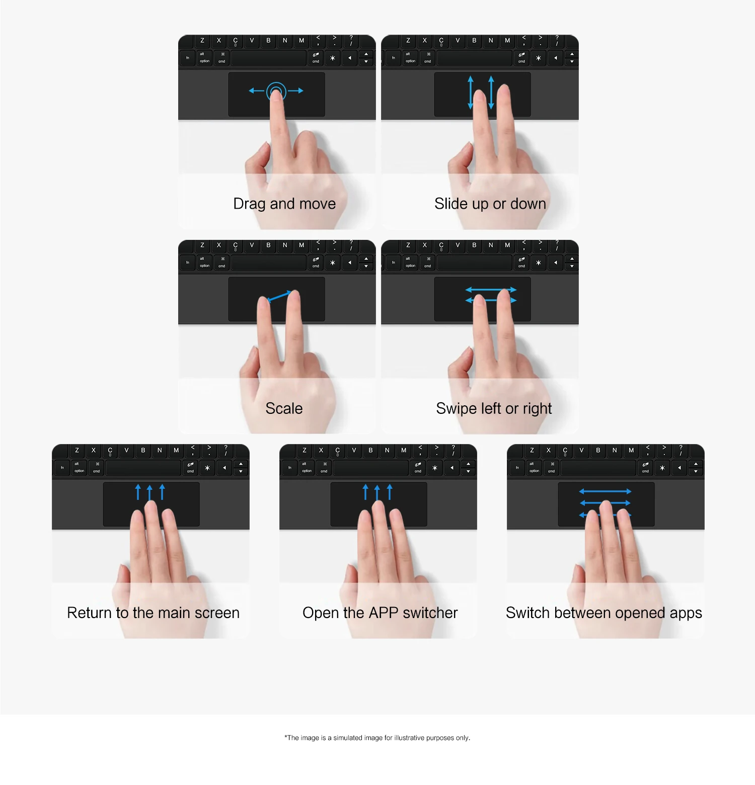 Etui skórzane z klawiaturą Smart Pogo Pin Direct Connection do iPada Pro 11