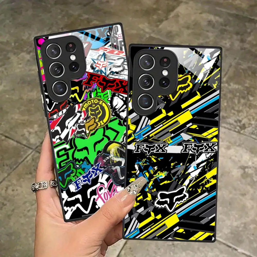 Fashion Foxes Phone Case for Samsung Galaxy A57 56 55 54 53 52 51 37 36 35 34 33 32 31 5G Glass Protective Cover