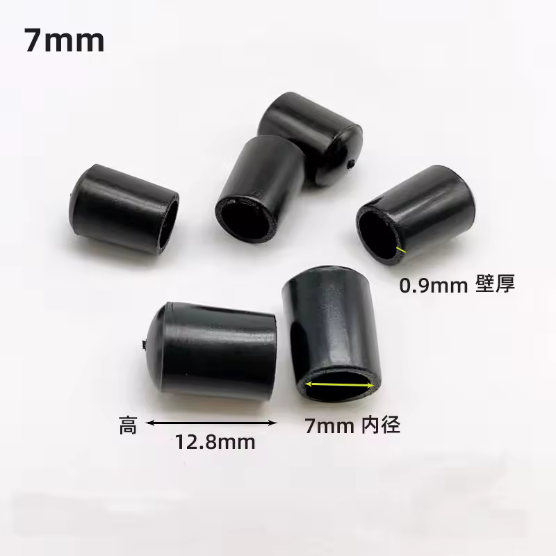 10/20/50PCS PVC Soft Rubber SleeveCable Wire Waterproof Cover Steel Pipe EndCap Thread Protection Caps Coat hanger ProtectiveCap - Image 11