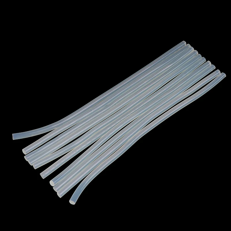 10Pcs 7mmx270mm/11mmx200mm Clear Transparent Glue Stick Craft Hand Repair Tool Hot Melt Glue Sticks For Glue DIY Art Alloy