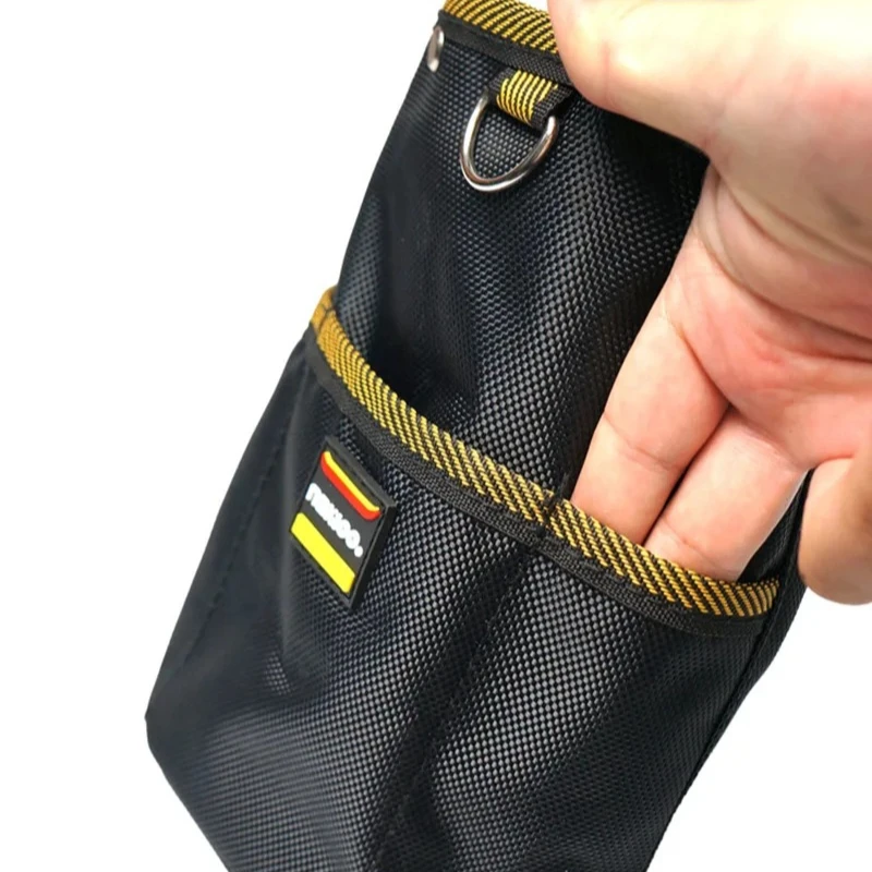 Rotatable Quick Hanging Tool Pouch 1680D Oxford Cloth Waist Tool Bag Large Capacity Woodworking Electrician Mechanic Storage Bag