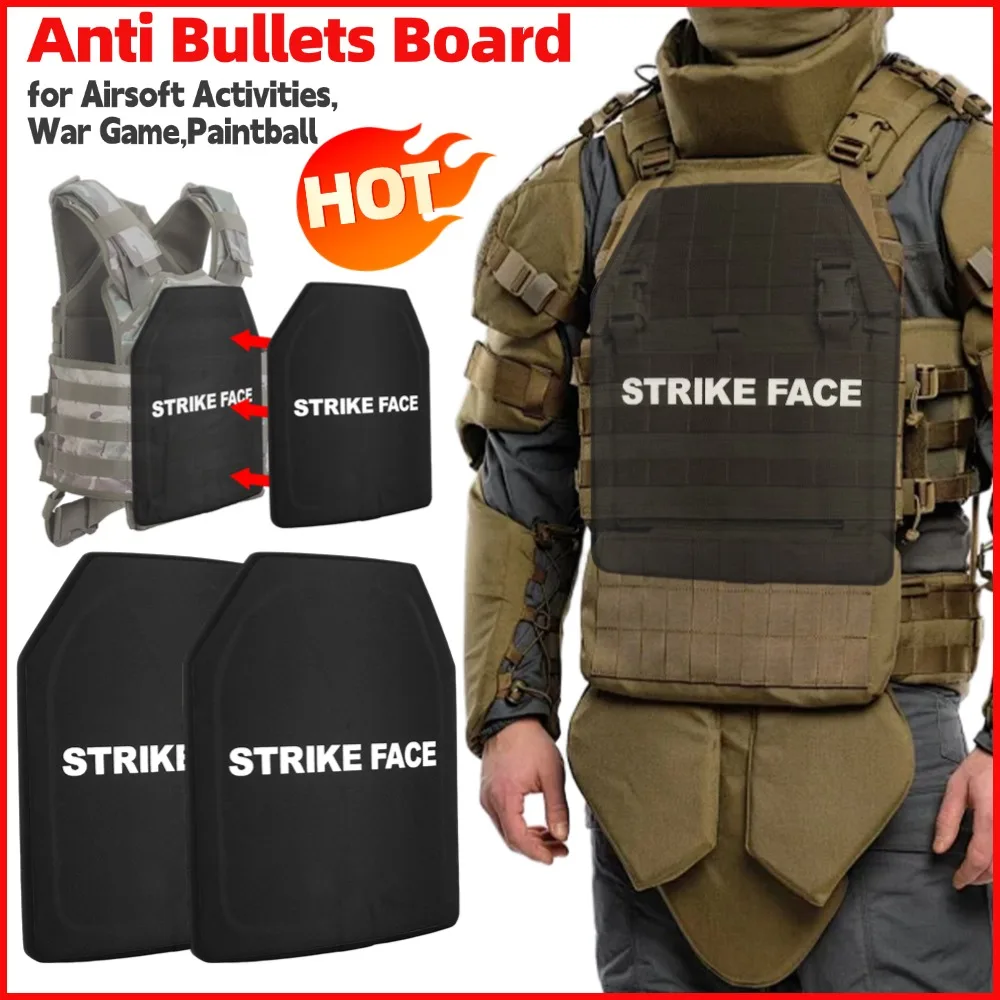 

30x25 см пуленепробиваемая стальная пластина, баллистический бронежилет, противоударный рюкзак, бронепанель, PE IIIA, защитный жилет уровня, доска для доски