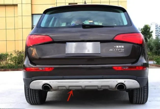 For Audi Q5 2009-2017 stainless steel Before and after bumper guard plate Collision avoidance protection car accessories