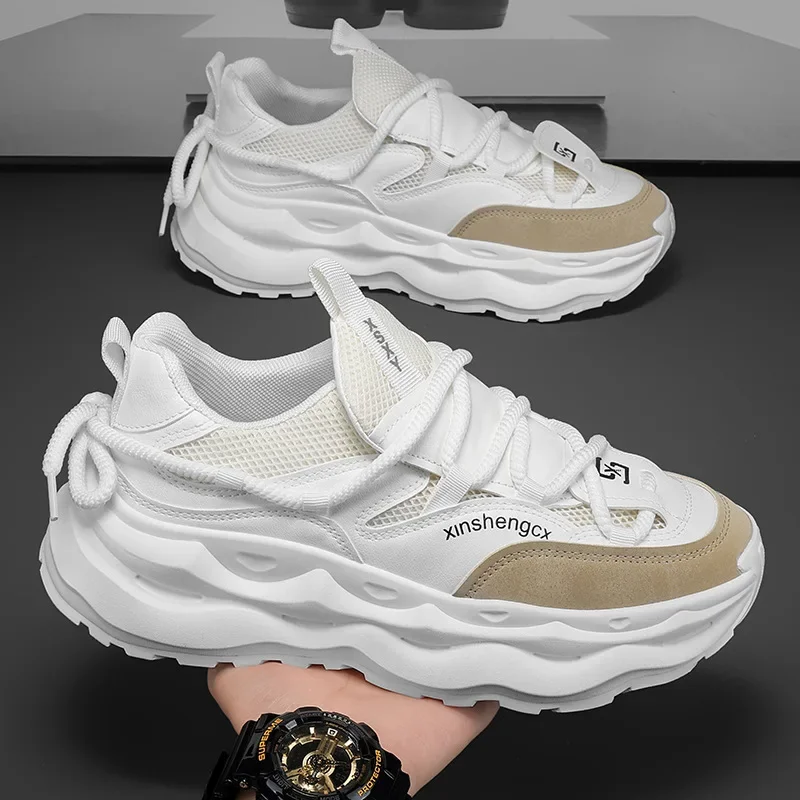 

Spring Autumn New High quality Men's Shoes Fashion Trend Breathable Casual Shoes Lightweight Wear resistant Running Sports Shoes
