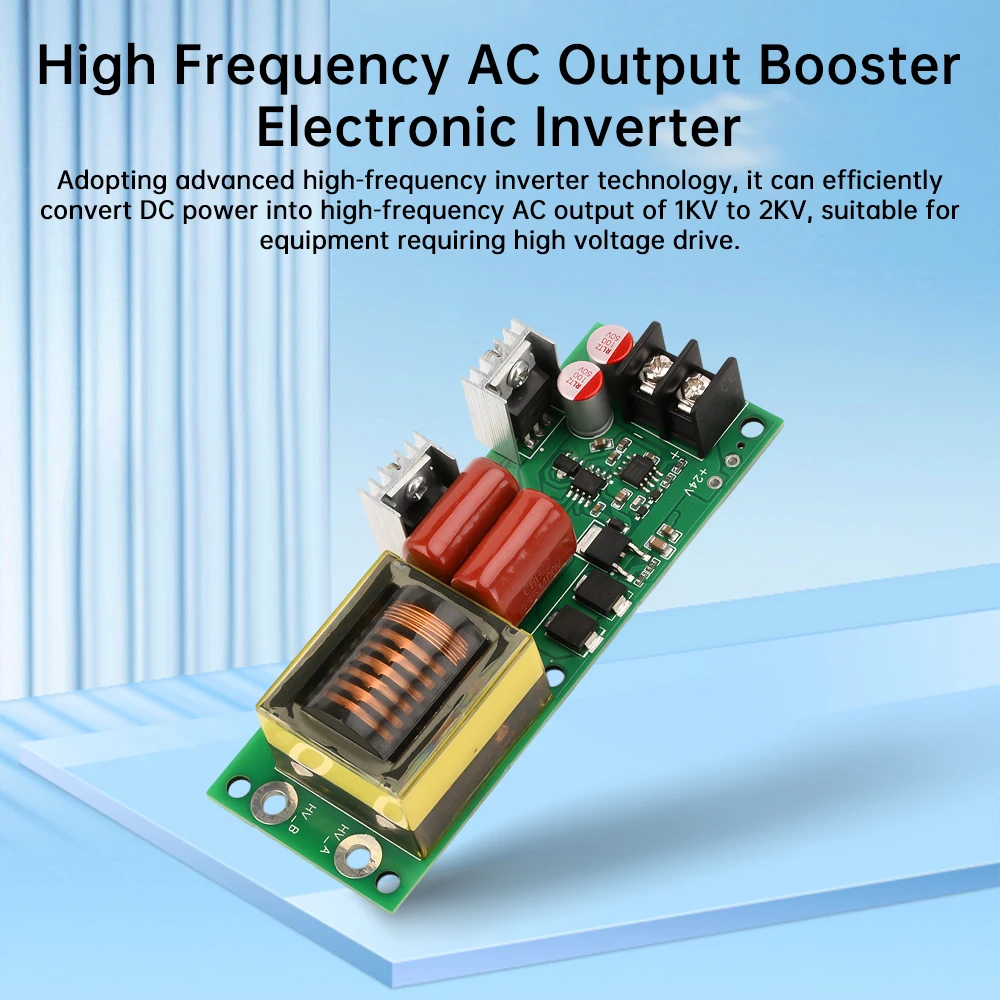 

12V to 15KV Boosting High Frequency AC Output High Voltage Ignition Module High Temperature Ignition Coil Pulse Can pull arc