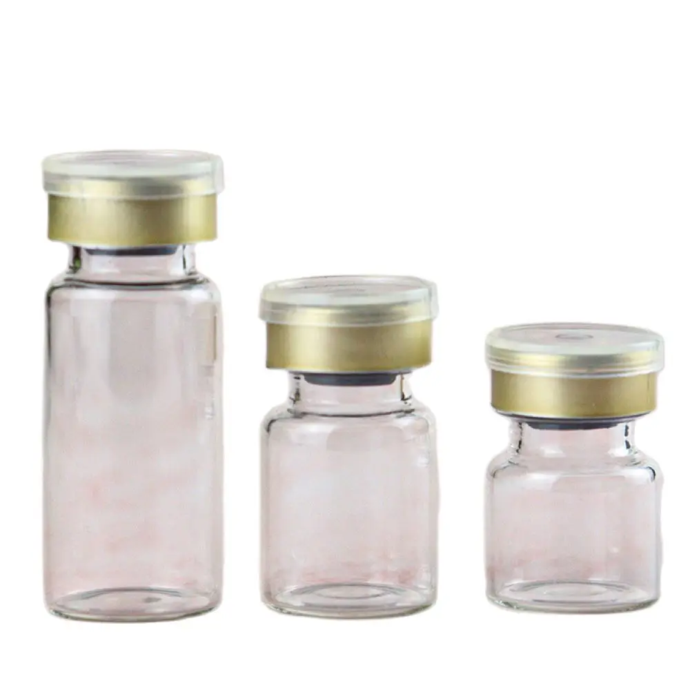 3ml 5ml Penicillin Bottles Freeze Dried Powder Bottle Bayonet Essential Oil Separate Vials Cosmetic Packing Container