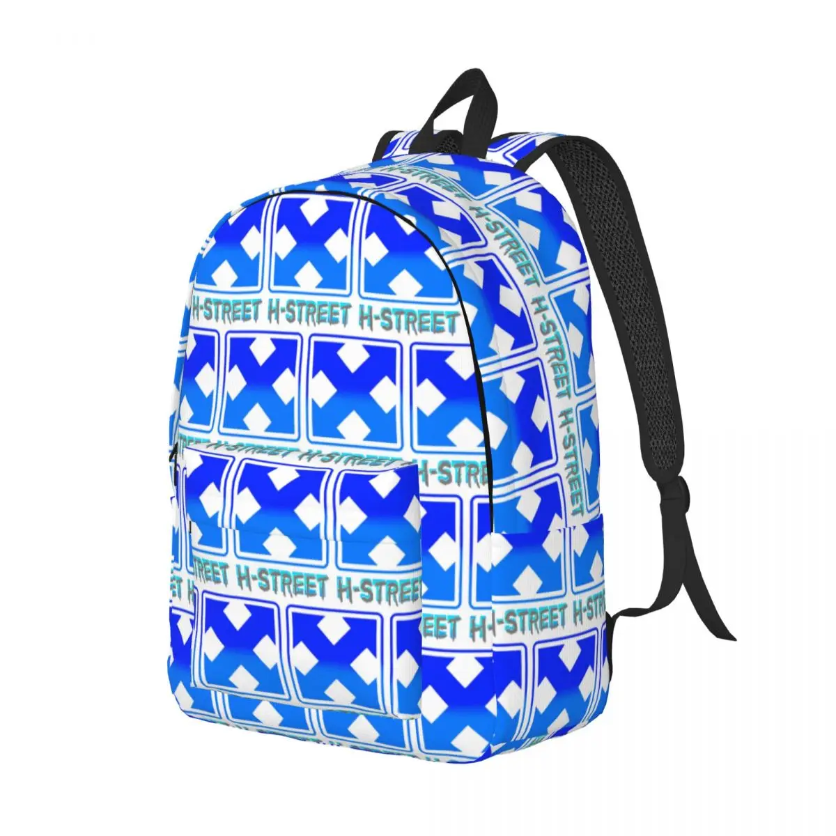 H Street Skate Vintage Backpack Daypack Large Capacity Children BookBag School Bag Shoulder Bags for Men Women