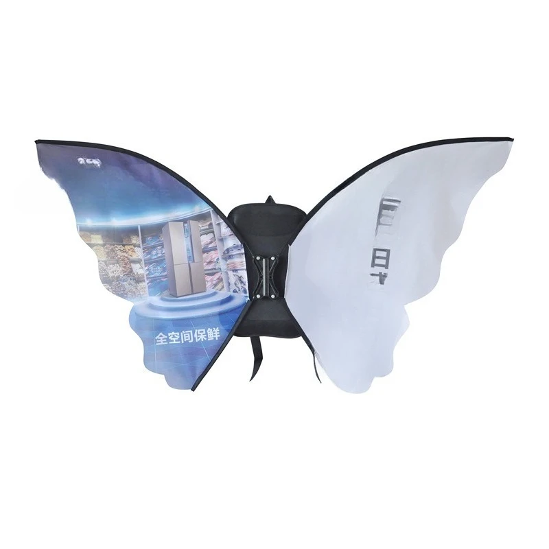 advertisement Flagpole X-shaped   holder Butterflyaccessories Backpack flag can
