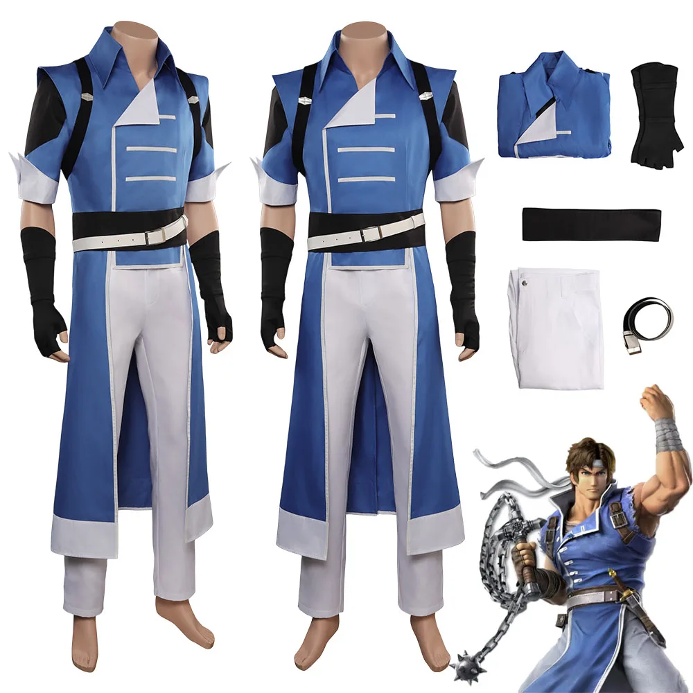 

Richter Belmont Cosplay Fantasia TV Castlevania Cos Nocturne Costume Adult Men Fantasy Male Boy Halloween Carnival Party Clothes