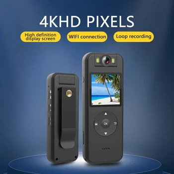 4k hd câmera gravação de vídeo filmadora esportes ao ar livre dv equitação visão noturna infravermelha gravador aplicação da lei wifi hotspot cs09