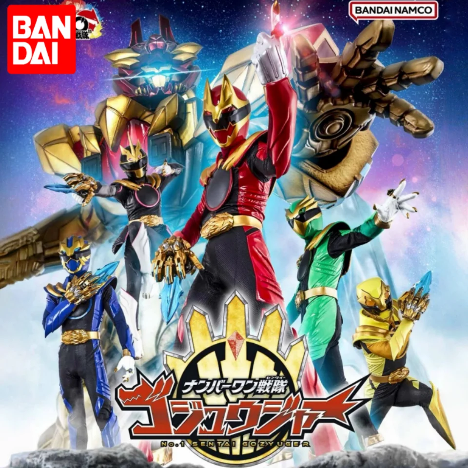 

Bandai Number One Team, оригинальная фигурка Dx No 1, Sentai Gozyuger Tegasword, сверло Leon Buster Ring, экшн-фигурка, игрушки в подарок
