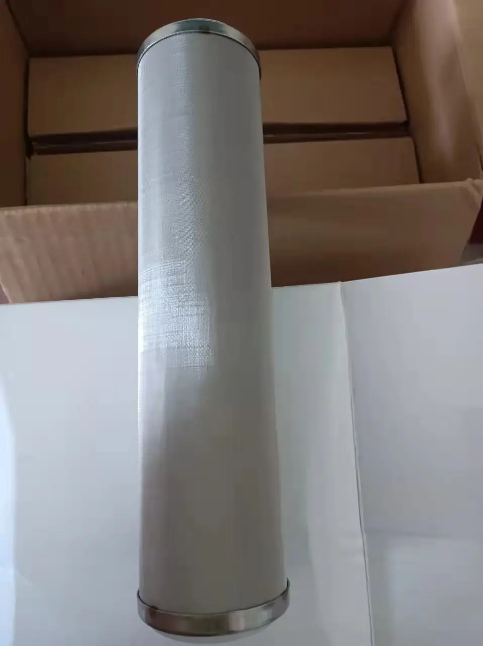 ชิ้นส่วนกรองน้ำ10นิ้วอุณหภูมิความต้านทานล้างทำความสะอาดได้ตลับหมึก300ตาข่าย50 Micro สแตนเลสกรอง