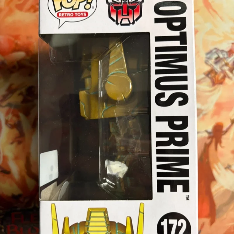Original Rare Gold Optimus Prime 172  Megatron 176 Funko Pop! Genuine Anime Vinyl Figure Doll Limited Edition Model Collect Toys