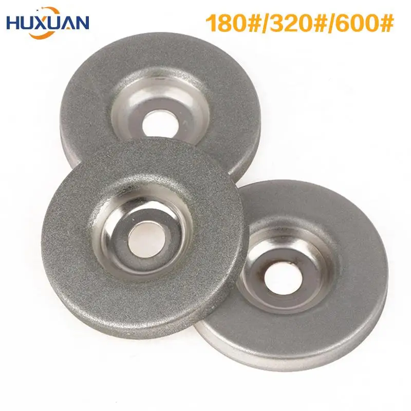 180/320/600Grit Circle Grinder Disc Stone Rautan Angle Cutting Wheel 50Mm 2 Inci Diamond Grinding Wheel Rautan TrimmingTool