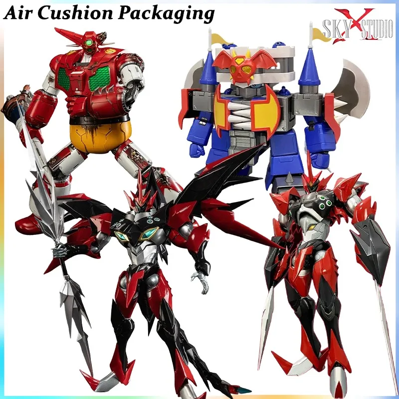 Sky X Studio Original Serie Mecha SXD Evil Hakuto Castle Tekkaman Evil Getter 1 Versión Dañada Figuras de Acción Juguetes Modelo