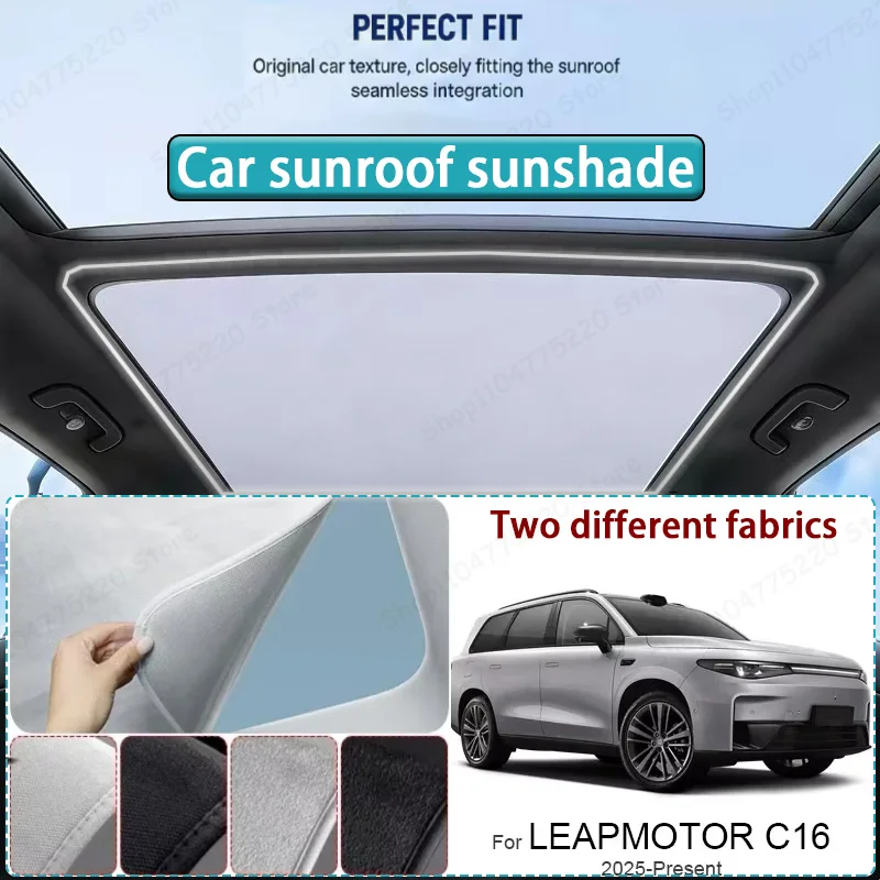 para-leapmotor-c16-2025-presente-cubierta-de-techo-solar-para-auto-aislamiento-termico-proteccion-uv-cubierta-de-techo-de-gamuza-electrostatica
