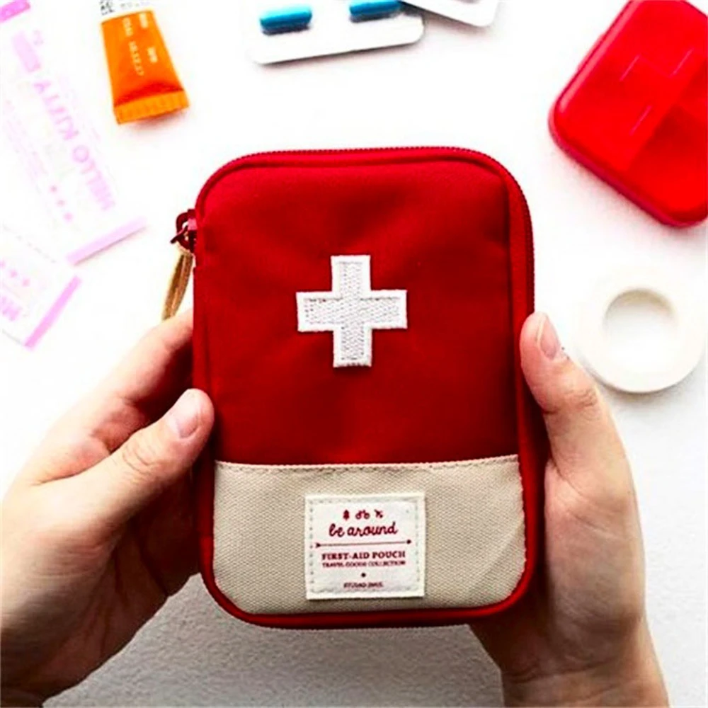 Children\'s Portable Medicine Bag Cute First Aid Kit Medical Medical Bag Storage Bag Baby Practical Mini Pill Care Tool Storage B