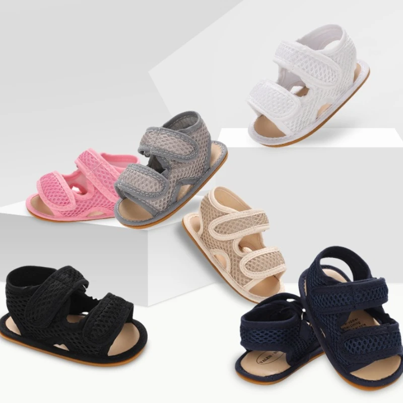 Baby Walking Shoes Versatile Daily Child Walking Shoes 2026 Summer Soft Soled Girls Casual Mesh Shoes Newborn Children's Sandals