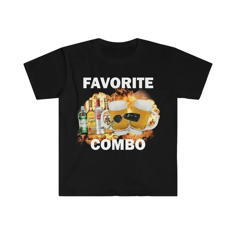 Favorite Combo T-Shirt Humor  Funny Gift Meme Unisex Offensive T-Shirt Satire Shirt