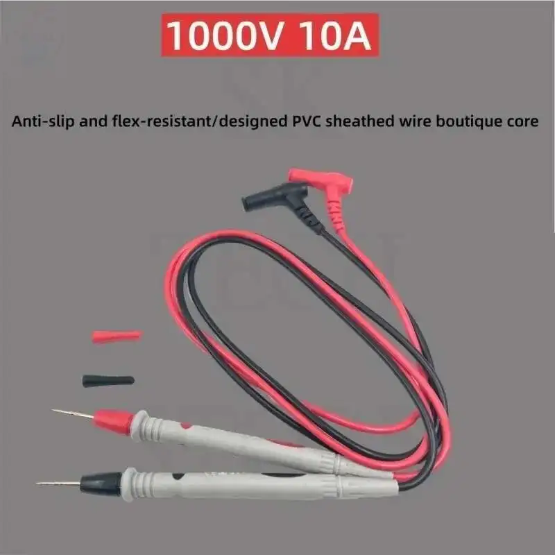 1000V 10A 超伝導マルチメータリードデジタル電流電圧プローブ針先テストリード線ペンケーブルツール