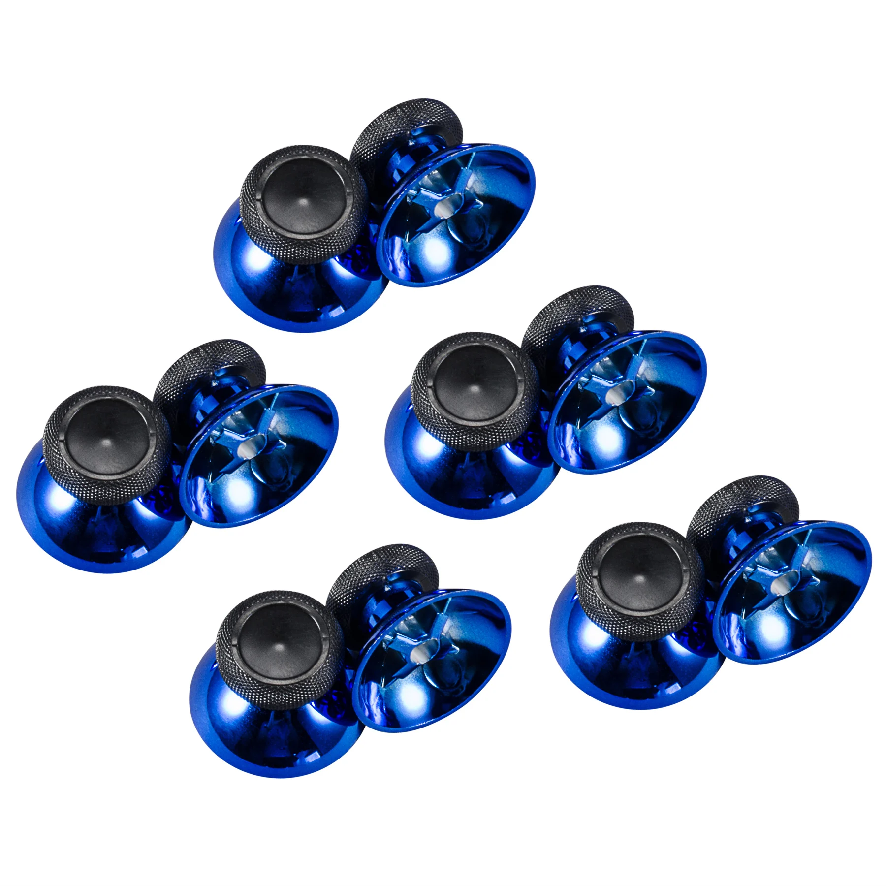 

eXtremeRate 10 pcs Chrome Thumbsticks Analog Sticks Buttons Replacement Parts for Xbox Series X&S / Xbox One / Xbox One S&X