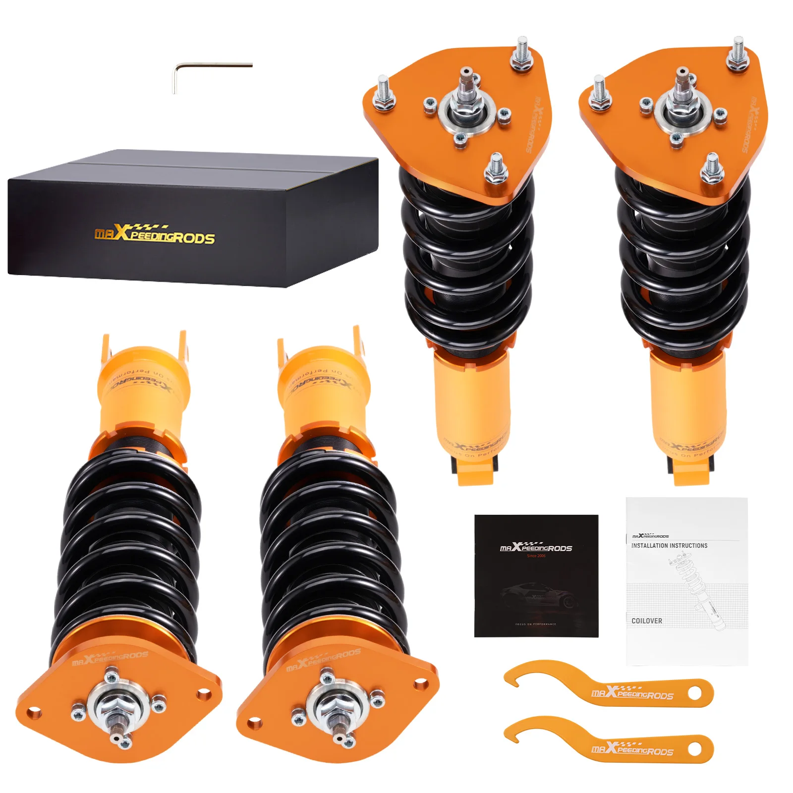 Coilovers for Infiniti G37 Sedan/Coupe RWD 2008-2015, for Nissan 370Z RWD 2009-202  Coilovers Suspension Kit Struts