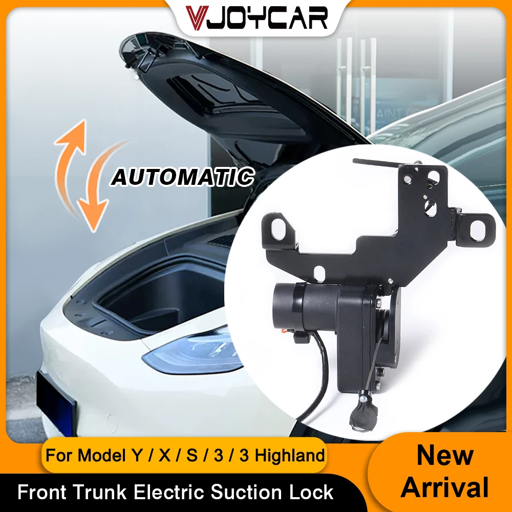 Newest Front Trunk Auot Electric Suction Lock for Tesla Model 3 S X Y 3 Highland Car Frunk Power Automatic Soft Closing