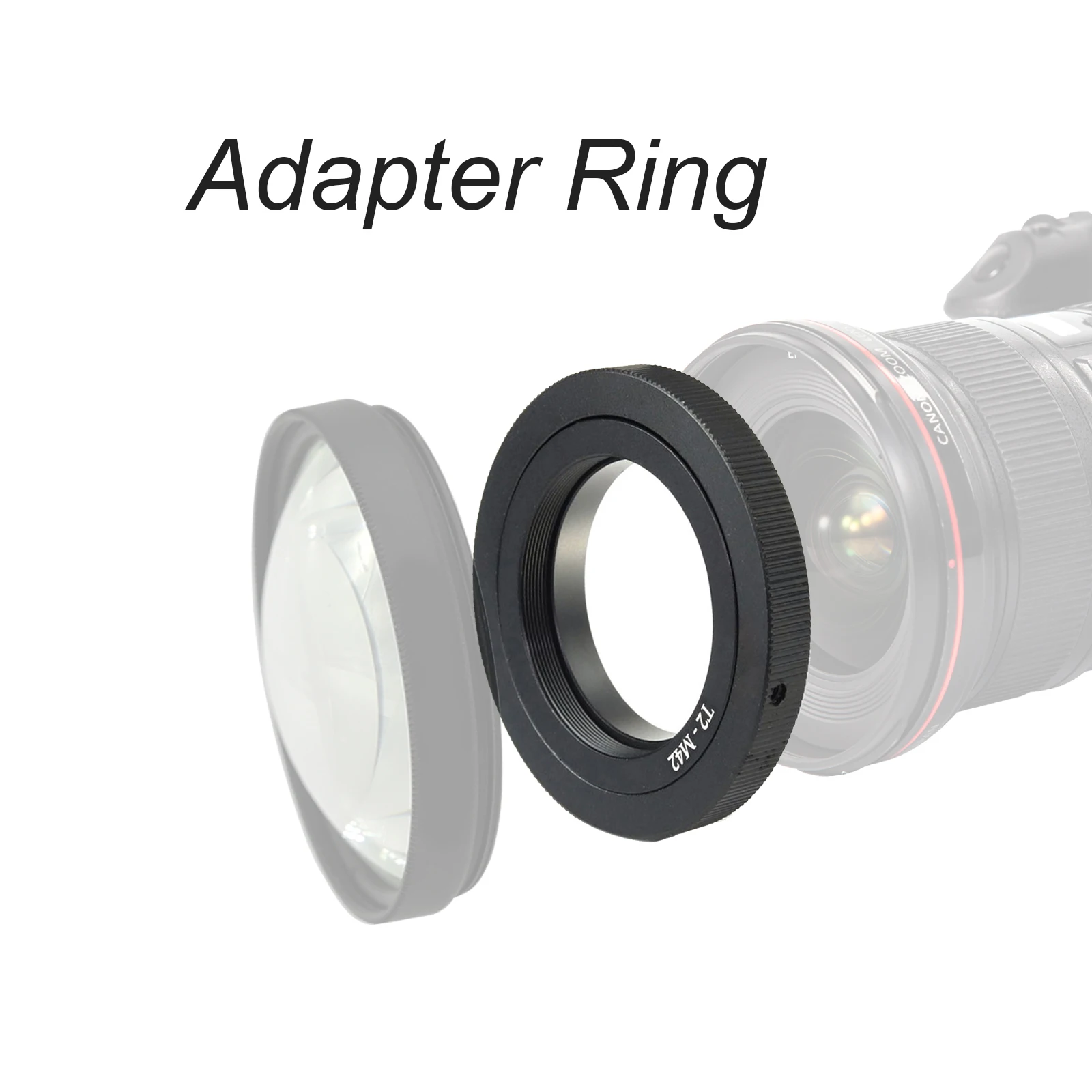 LinGo Adapter Ring T2-M42 T Mount Adapter Ring For Telescopes Microscopes T Lens To M42