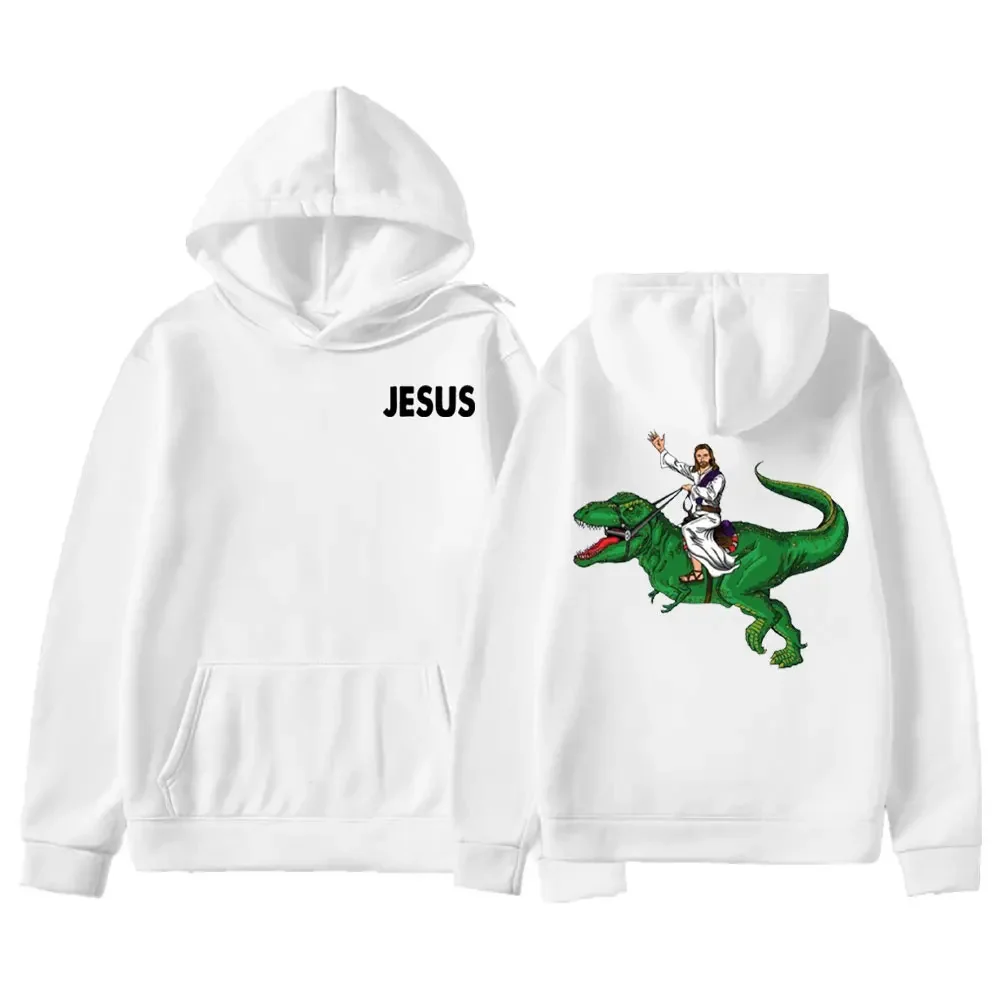 2024 FunnyJesus Rider Hoodie Christian Classic Thanksgiving Men's Hoodies for Sale Men's Sweatshirt Pullovers Streetwear