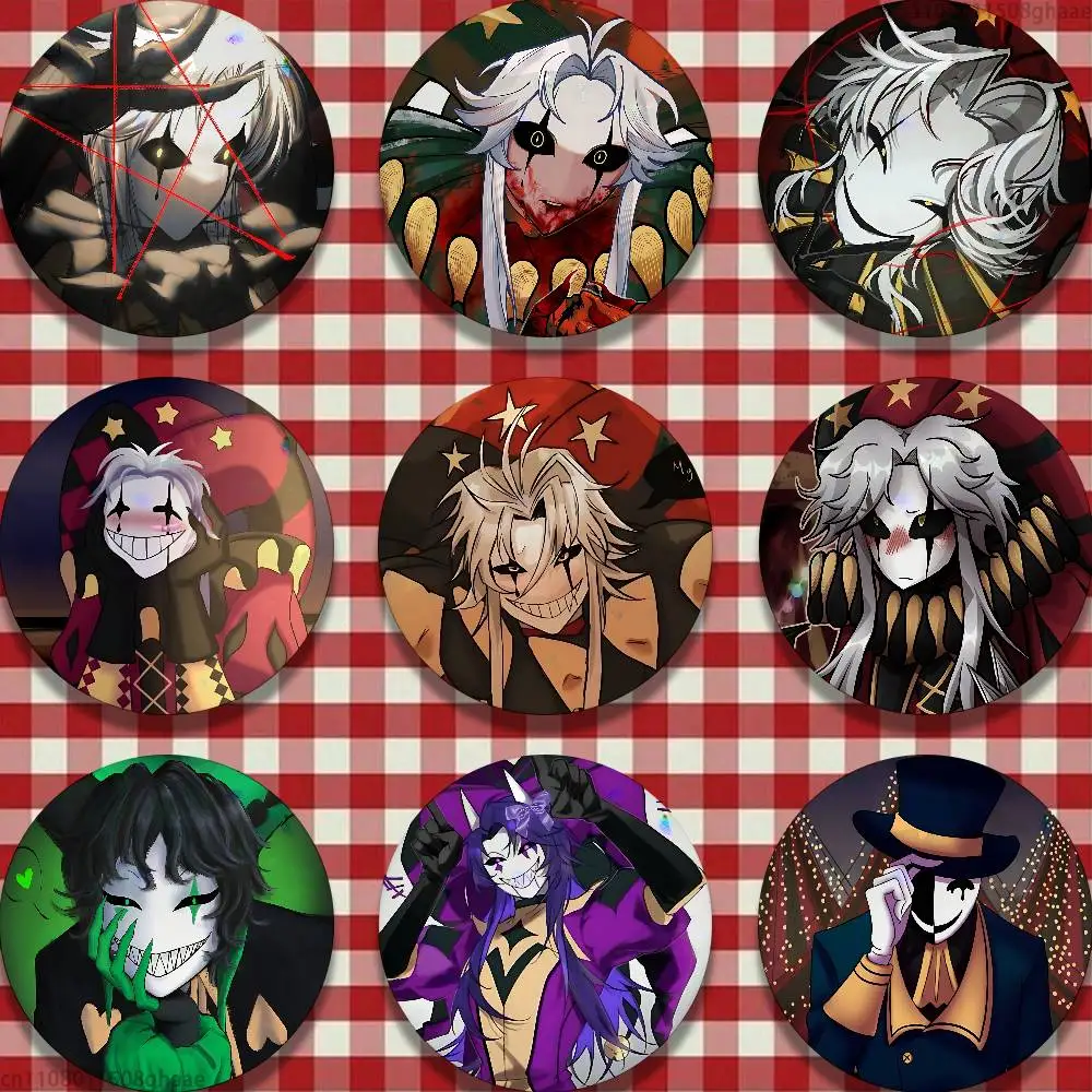 Game The Freak Circus 25mm 75mm 44mm 58mm 32m Coin Badges Personalized Handmade Round Brooches Pins Accessory