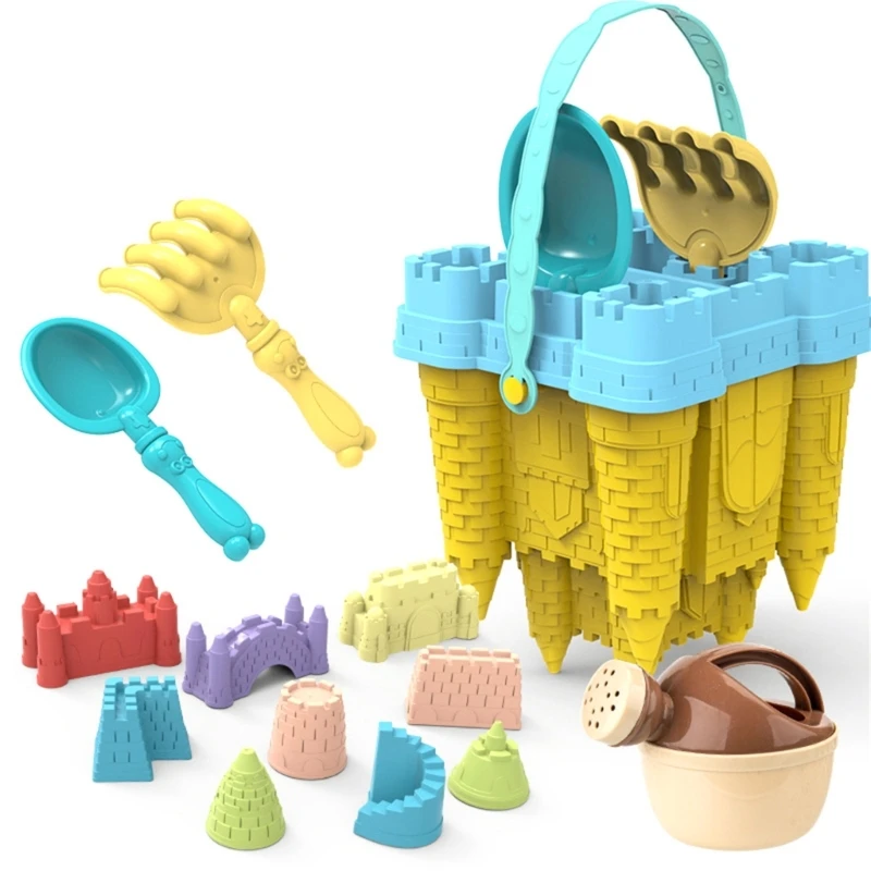 Beach Sand Toy with Castle Mold for Child Sand Sculpture Sand Mold Beach Sand Play Toy Party Game Beach Sand Water Toy