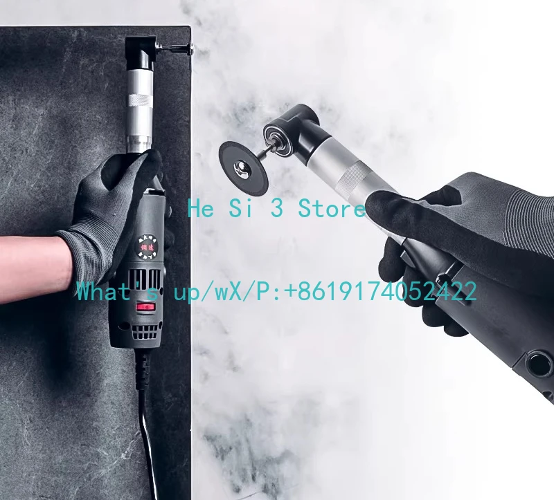 1PCS  Micro Angle Grinder, Electric Mini Cutting Clearing Polishing Abrasives Corner Chamfering Tool