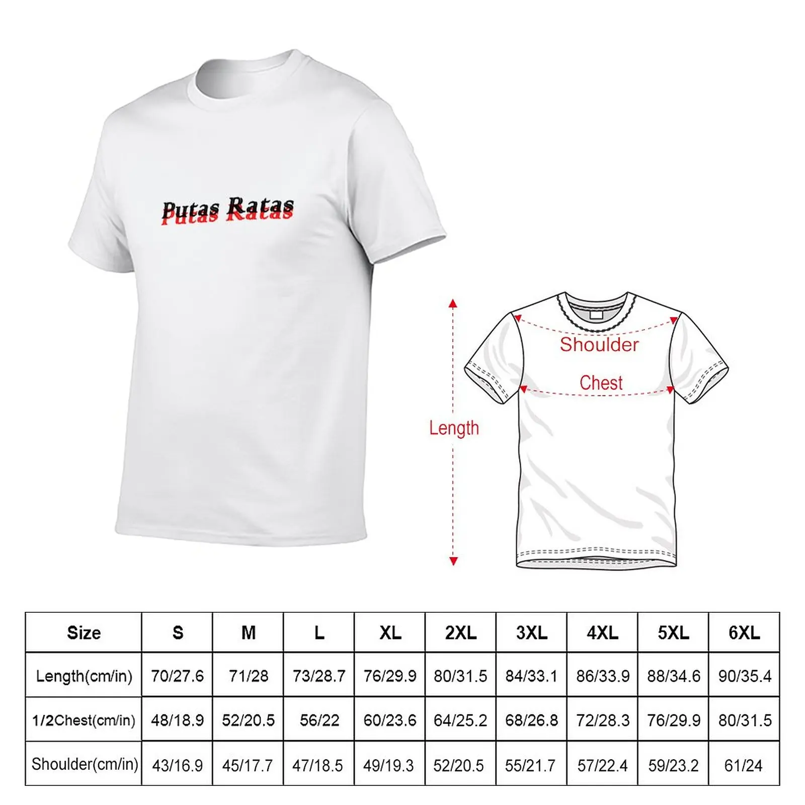 New Najwa Nimri Putas Ratas T-Shirt heavyweight t shirts new edition t shirt quick drying t-shirt clothes for men