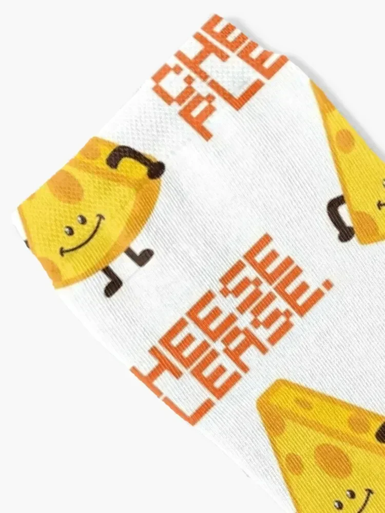 Cheese Please Socks japanese fashion new year essential soccer anti-slip Socks For Men Women's