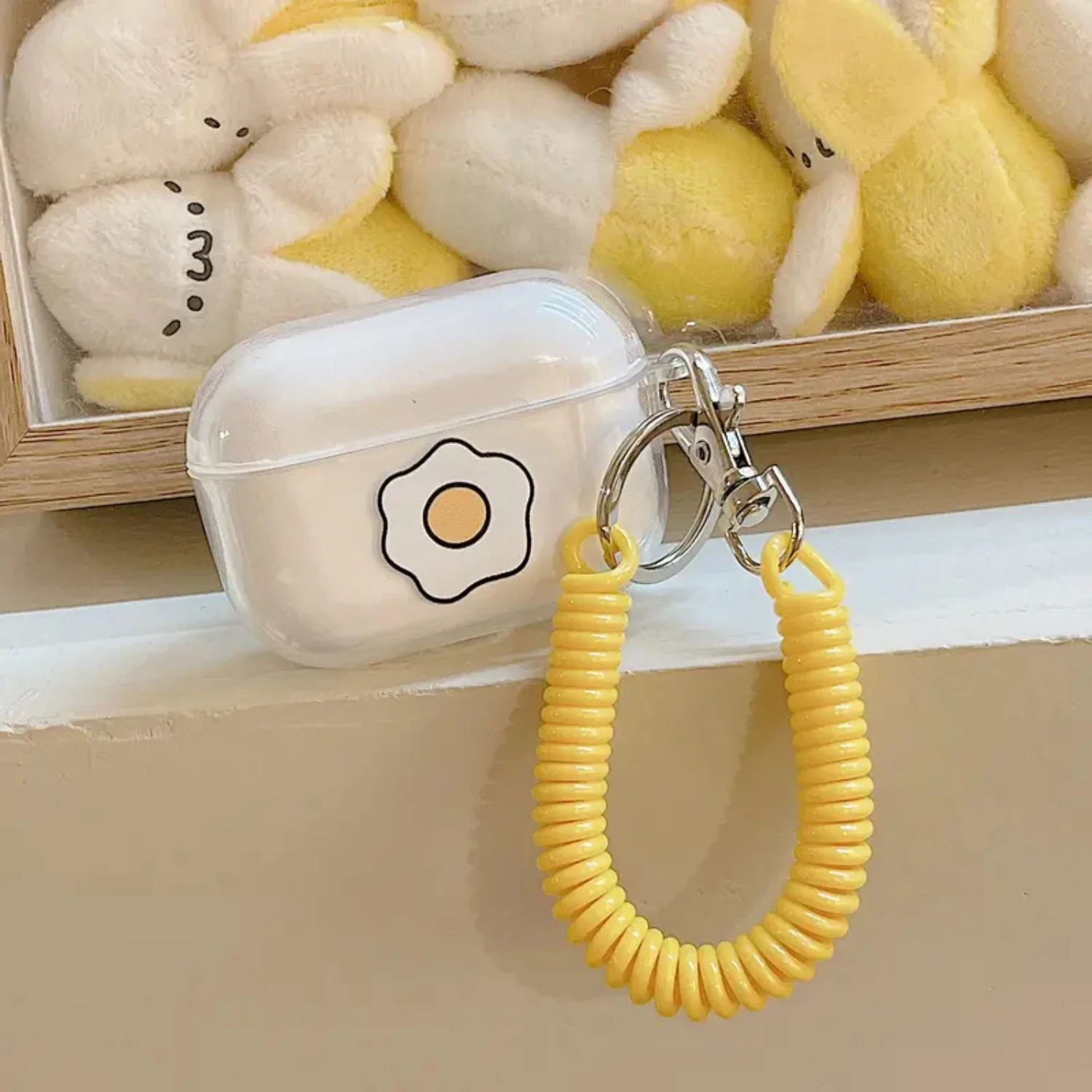 

Fried Egg Pattern Airpods Case For Airpods1/2/Airpods Pro