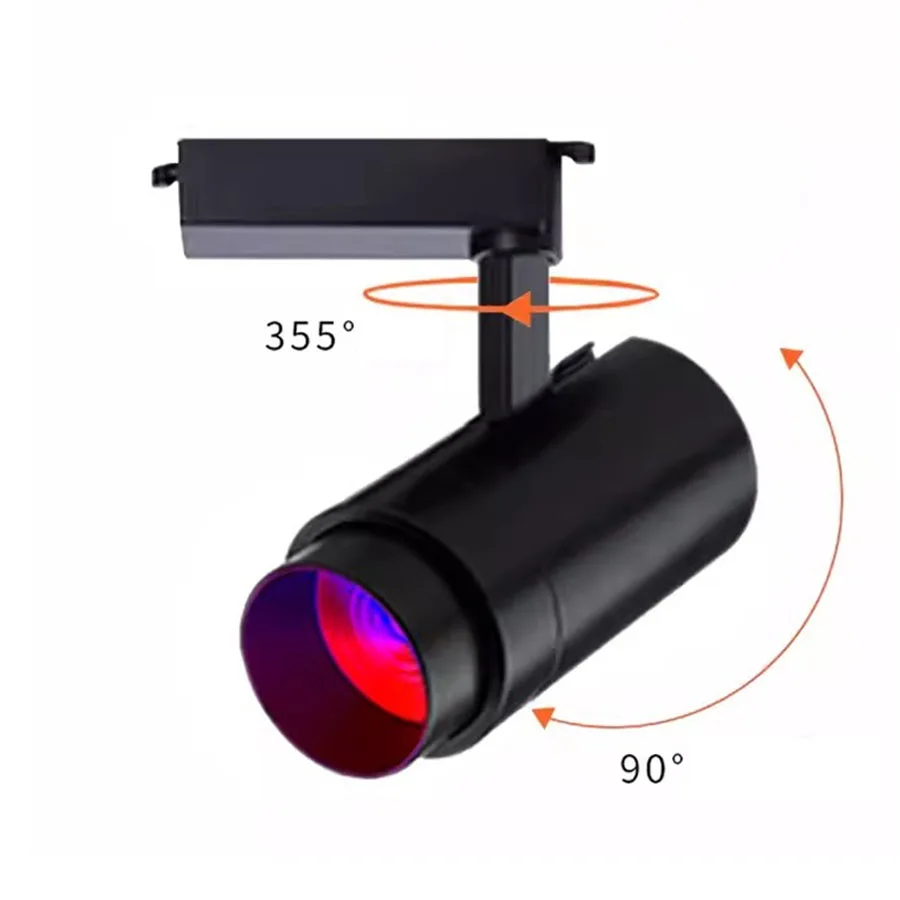 Imagem -05 - Zoomable Rgb Led Track Lights com Controle Remoto Projector de Teto Ajustável Palco de Exposições Iluminação da Loja 15 °60 ° 30w 50w