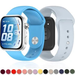 Silicone Strap for Huawei Watch Fit 5/4/3 Original Smart Watch Adjustable Belt for Huawei Watch Fit 5 Pro/4 Pro Breathable Band