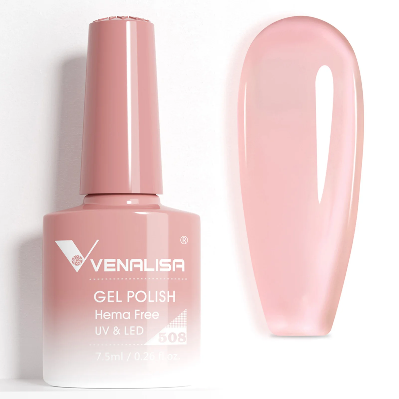 VENALISA VIP5 Nagelgelpoliermittel, 7,5 ml, HEMA/TPO-frei, semi-permanenter Nagellack, Super-Textur, extrem glänzendes, langlebiges Top-Gel – Detail 8